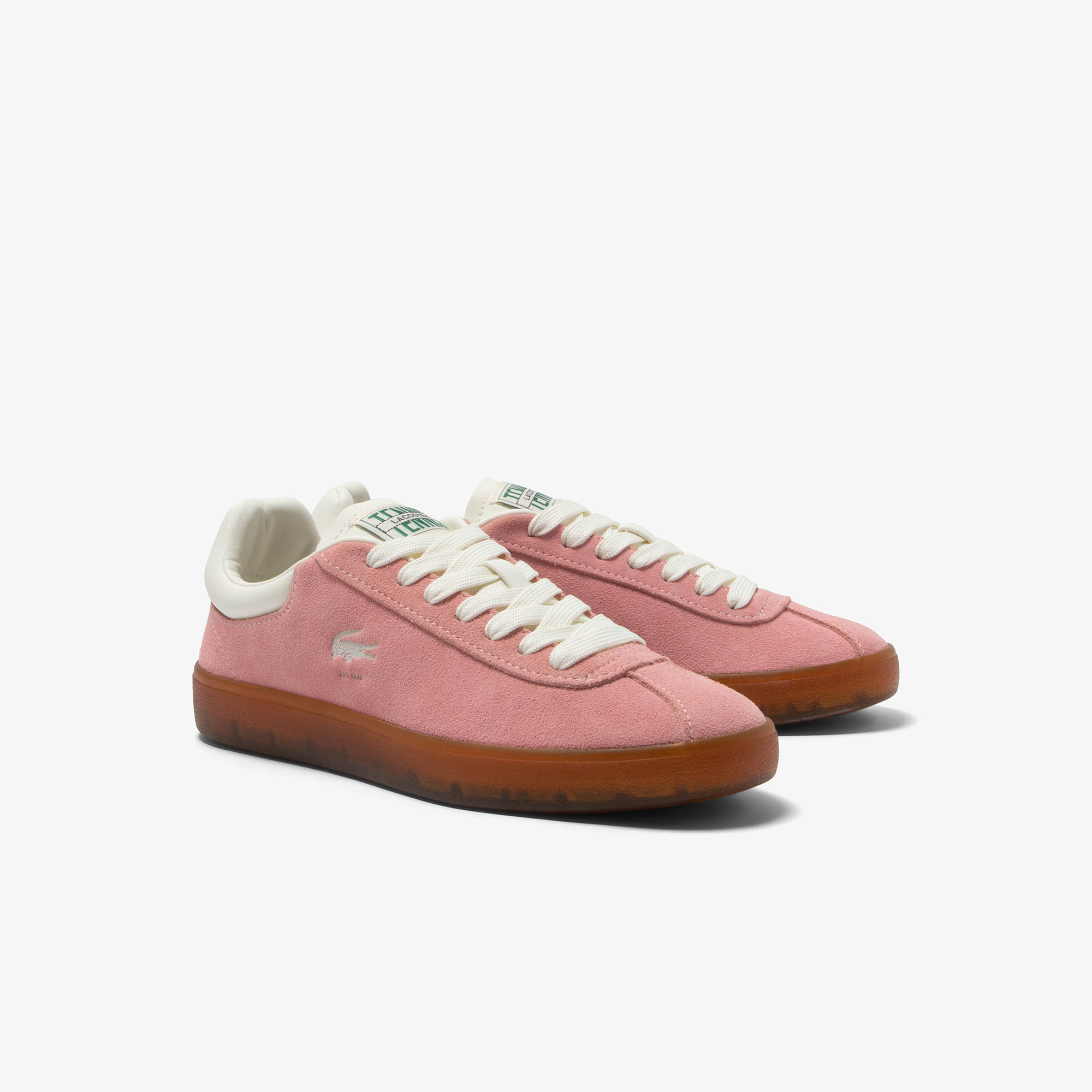 Womens pink hotsell lacoste trainers