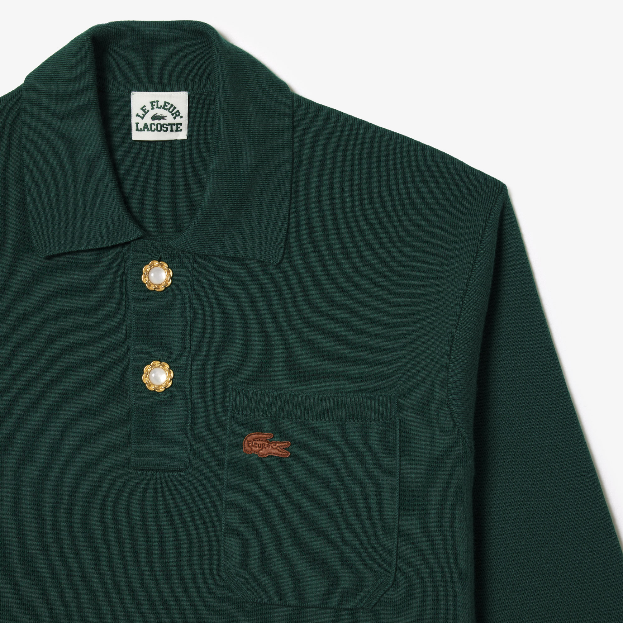 Lacoste alligator long sleeve store polo shirt