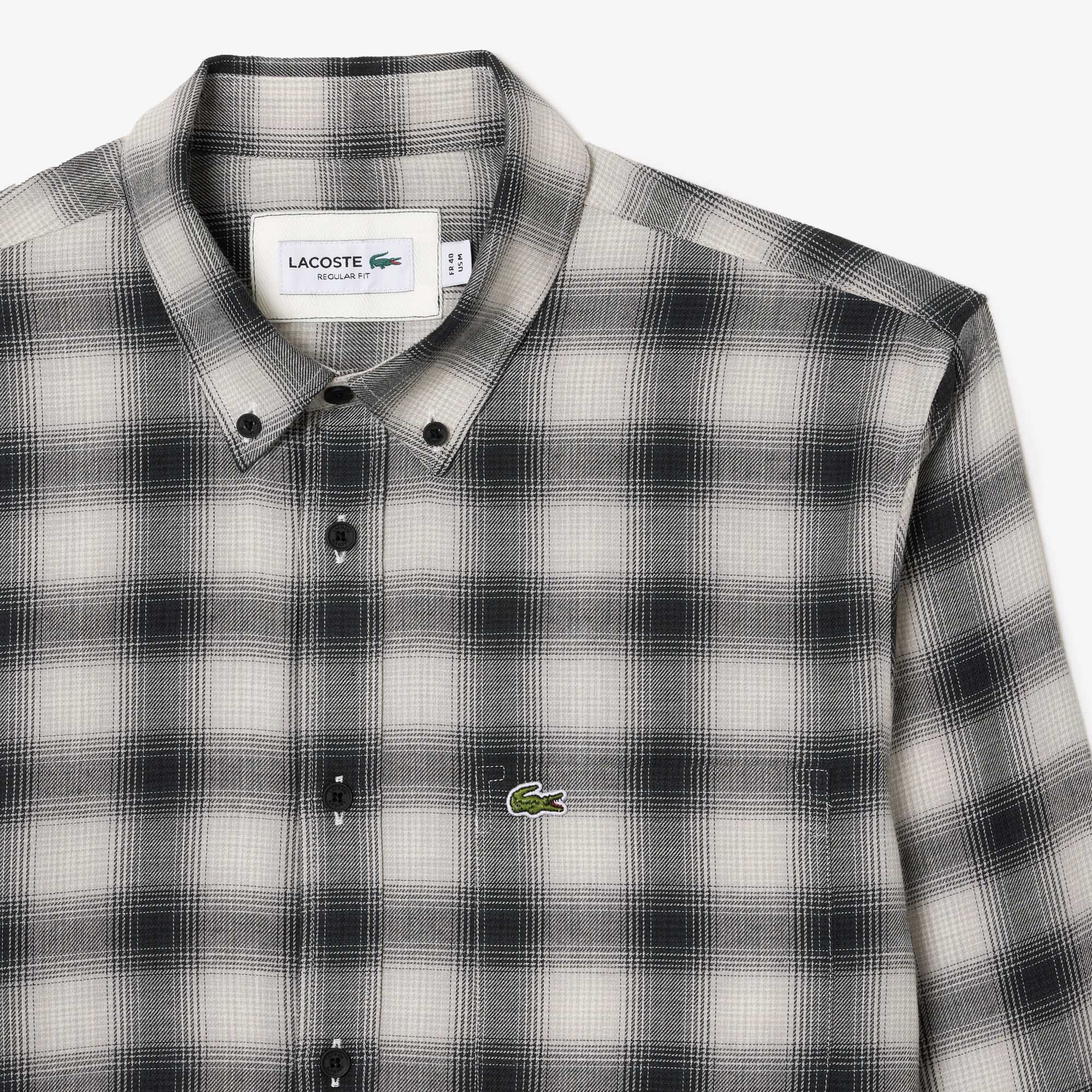 Plaid lacoste top