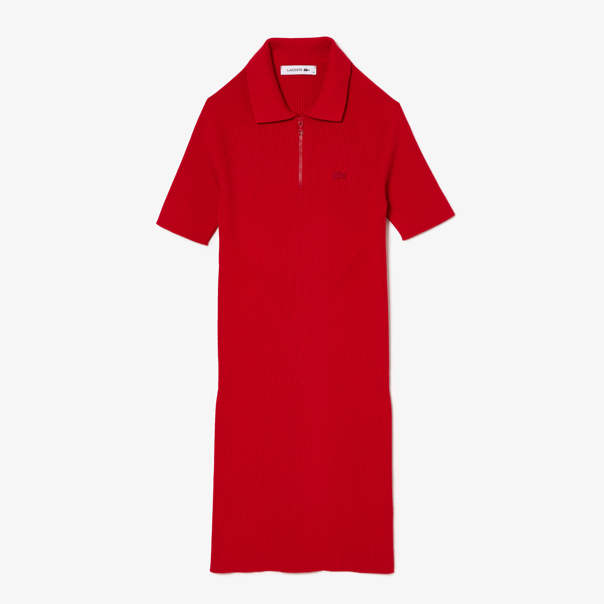 Lacoste shop robe rouge