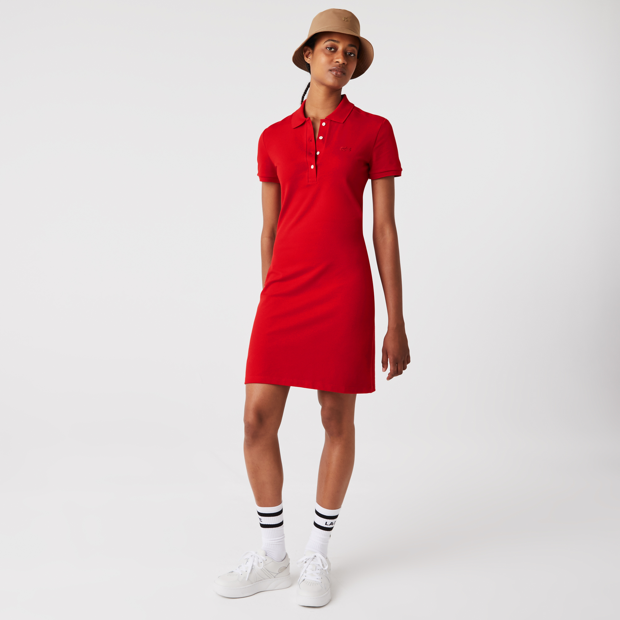 Lacoste online red dress