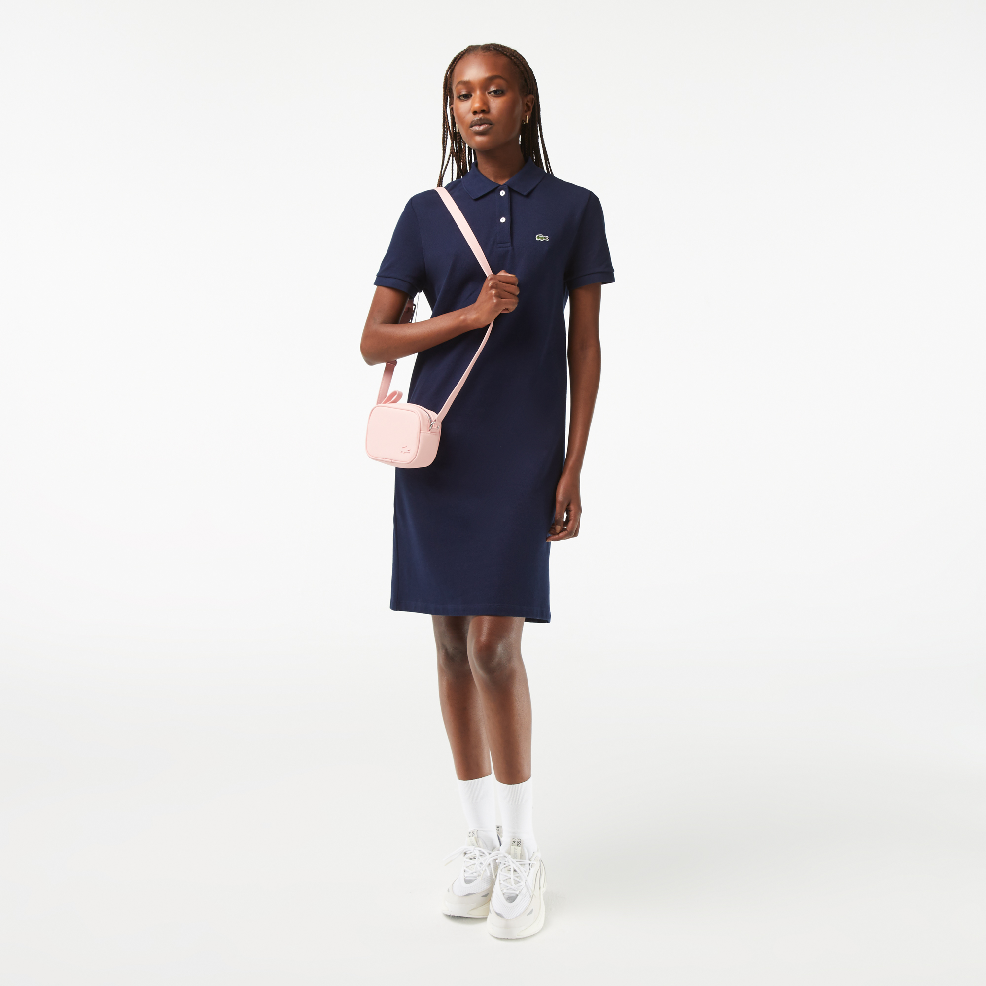 husmor Leeds Bløde Women's Lacoste Piqué Knit Polo Dress | LACOSTE