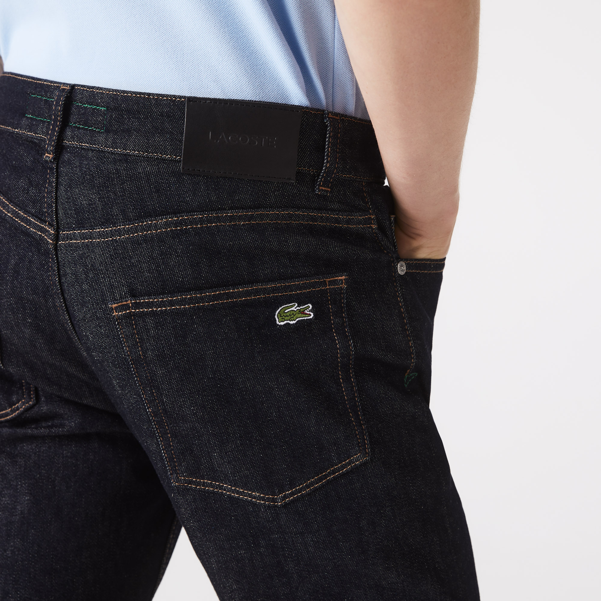 Men s Lacoste Stretch Denim 5 Pocket Jeans LACOSTE