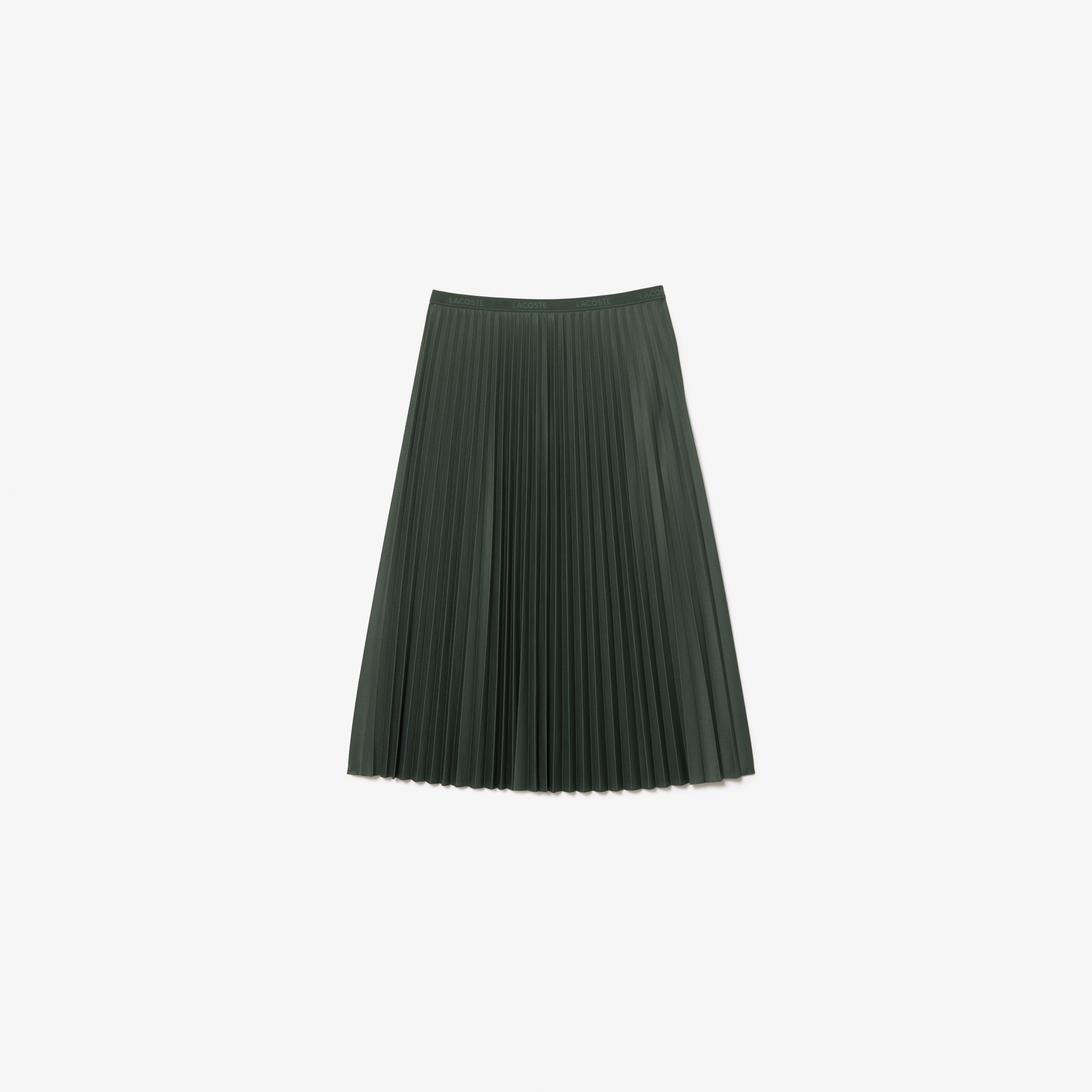 Women s Elasticised Waist Flowing Pleated Skirt LACOSTE
