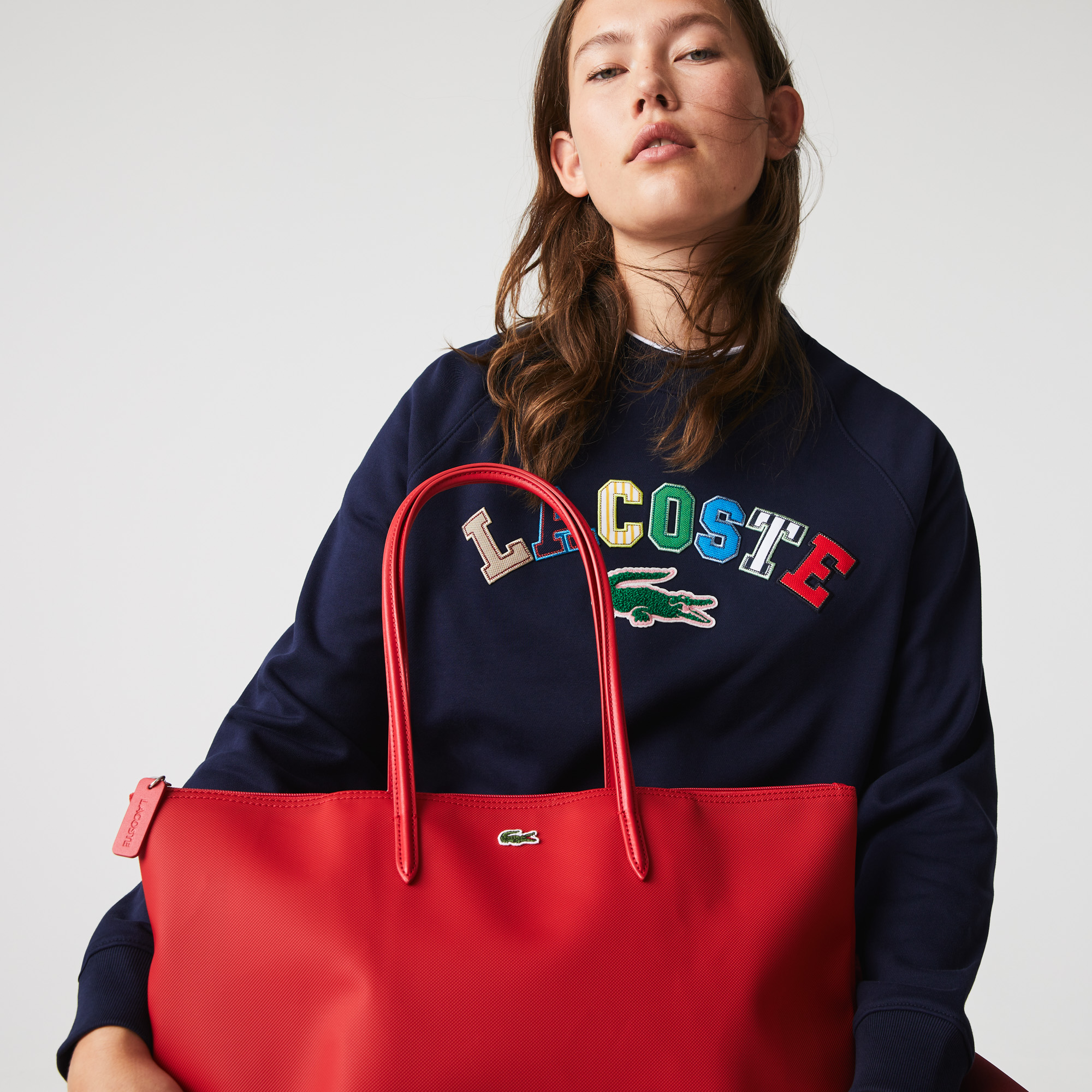 Women s L.12.12 Concept Zip Tote Bag LACOSTE