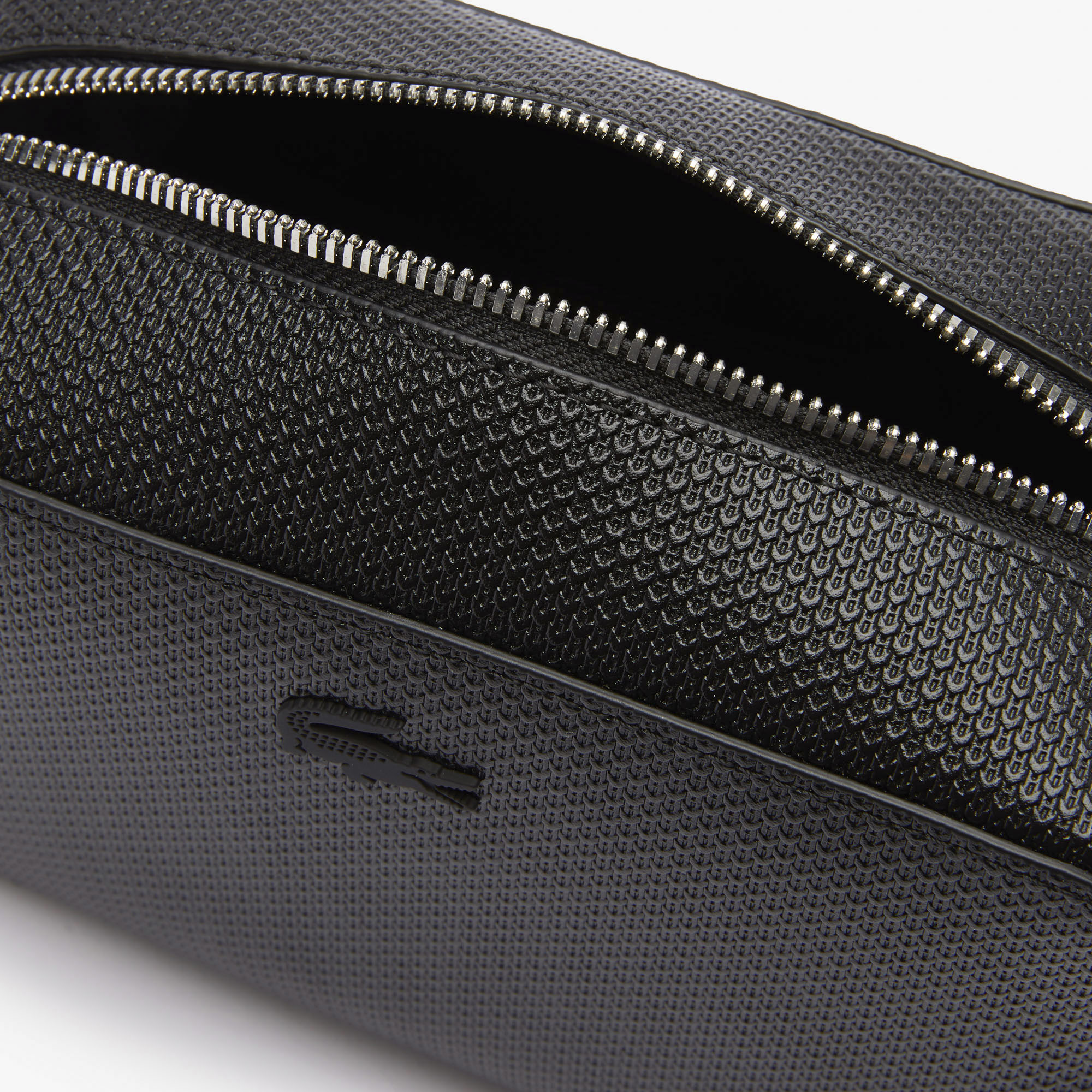 Lacoste chantaco shop pique leather zip