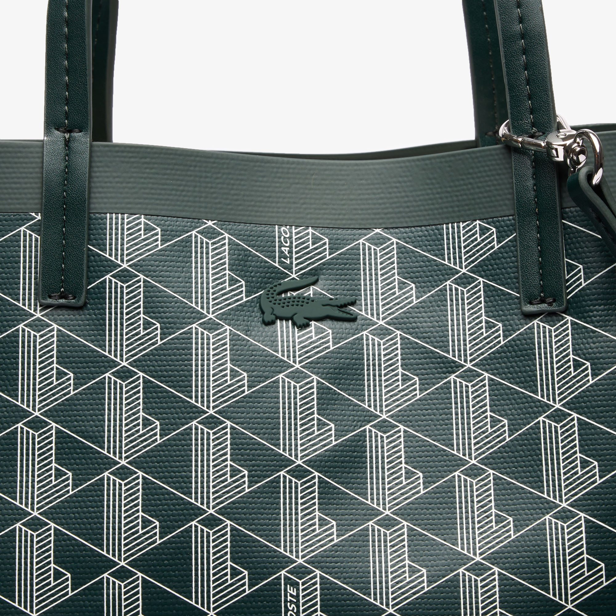 Zely Coated Canvas Monogram Large Tote | LACOSTE