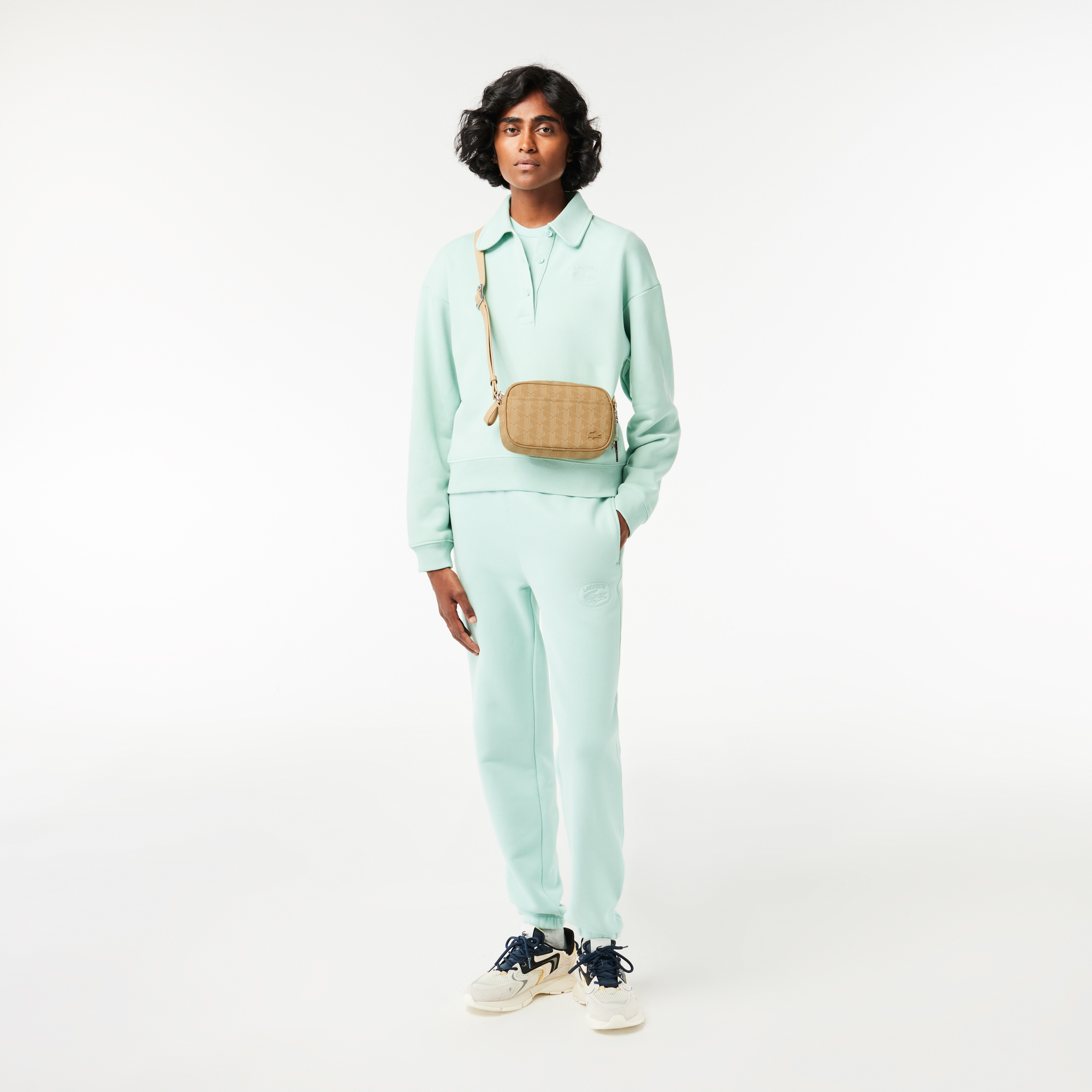 Daily Lifestyle Monogram Slim Crossover Bag LACOSTE