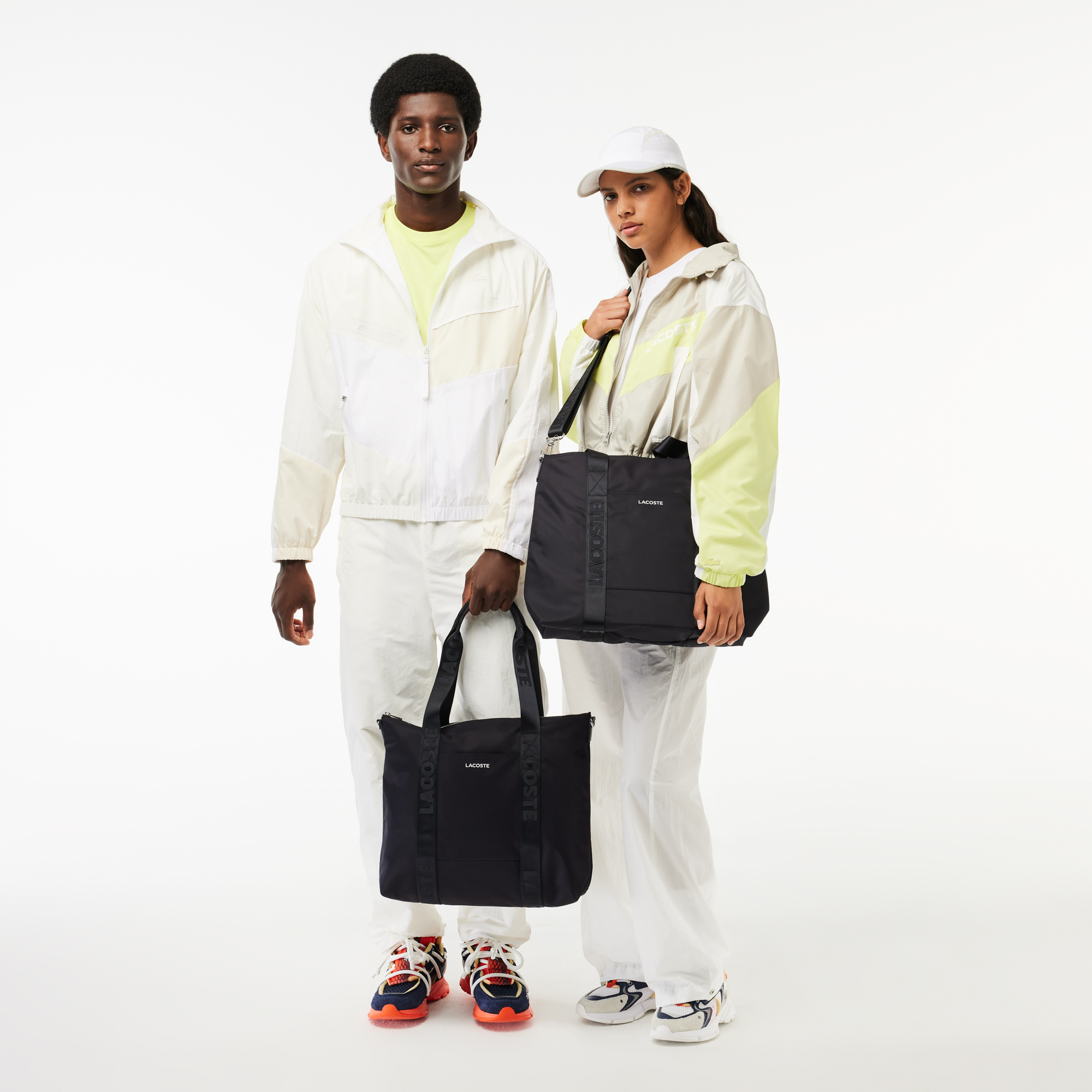 Mens nylon shop tote bag