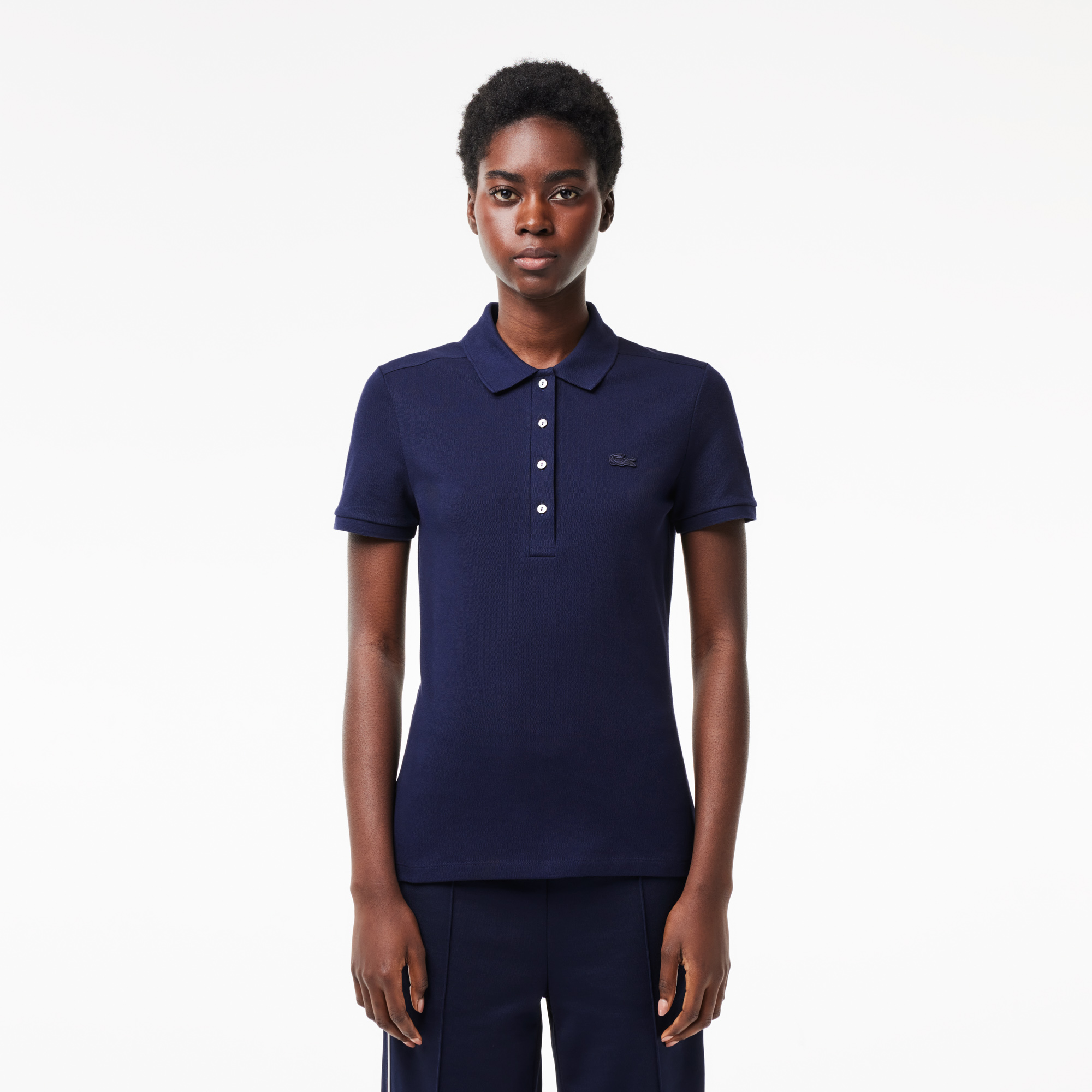 Lacoste slim fit polo womens deals