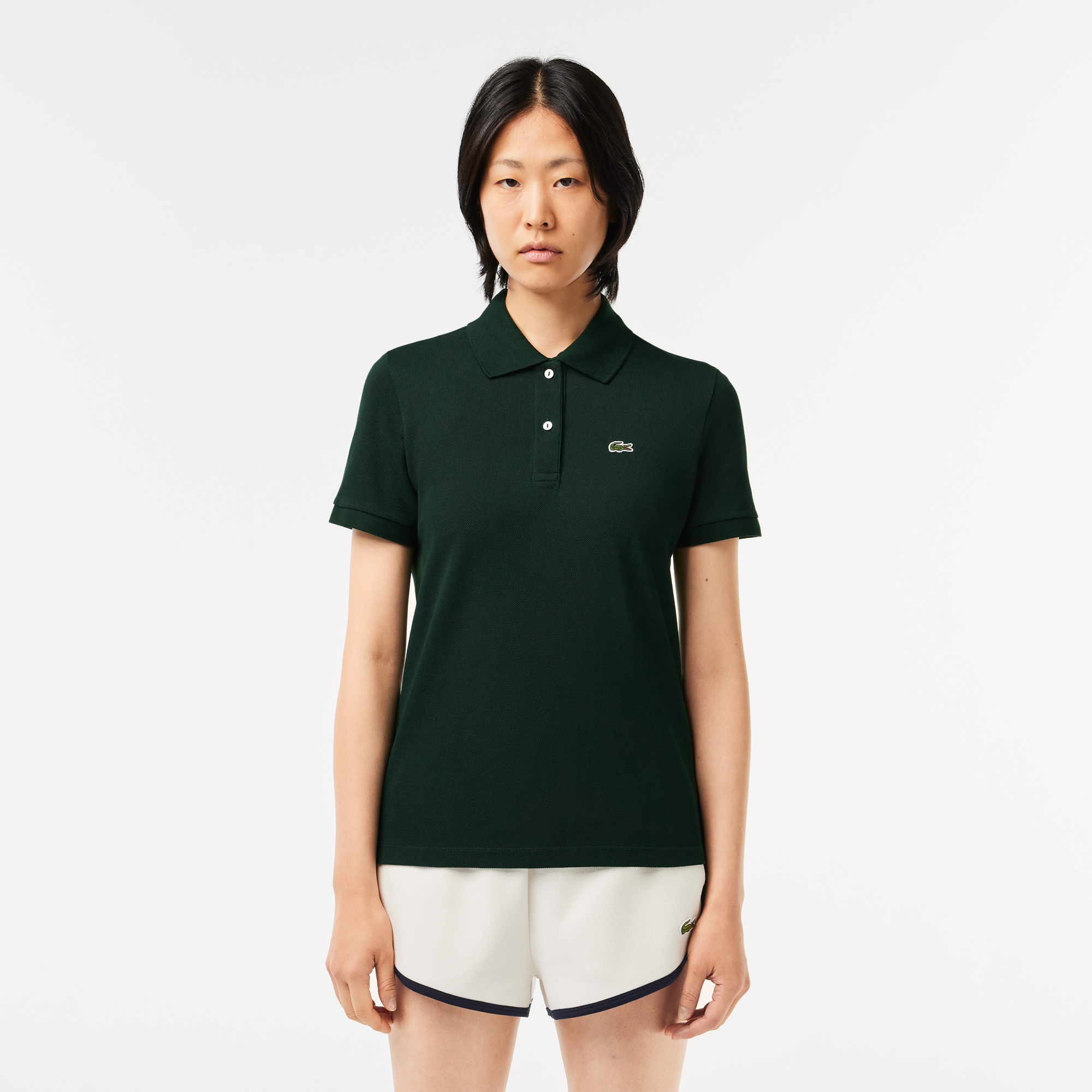 Green womens polo hot sale