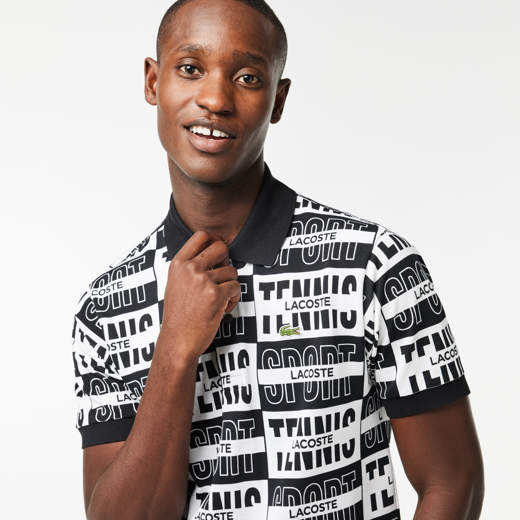 Lacoste deals flag polo