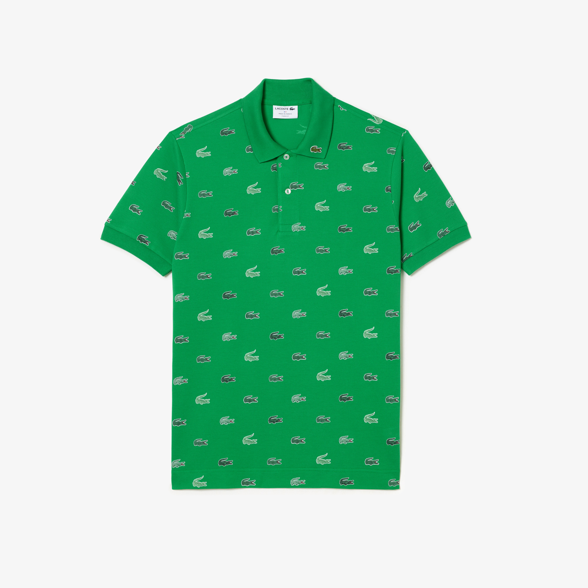 Polo lacoste crocodile plastique discount