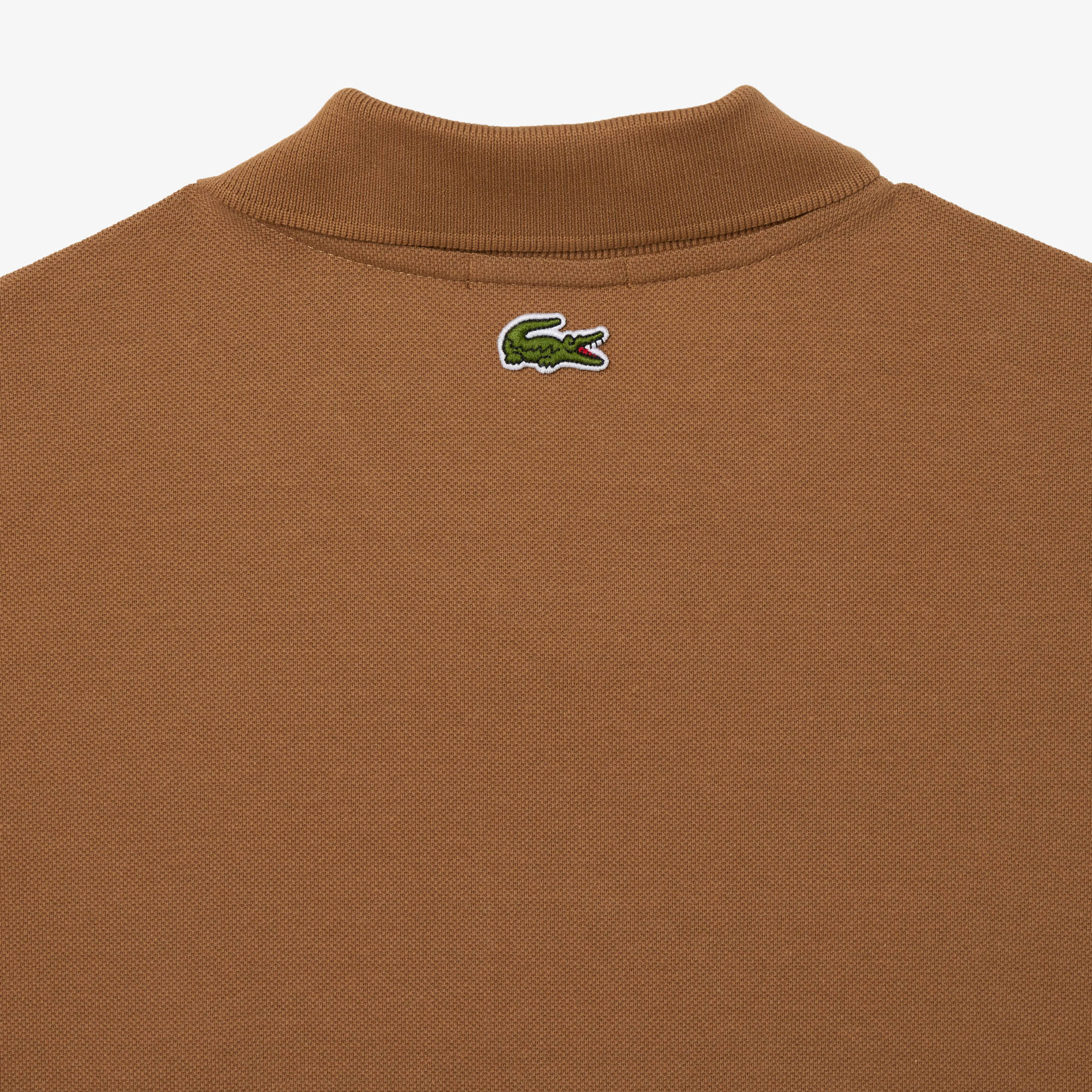 Polo best sale marron lacoste
