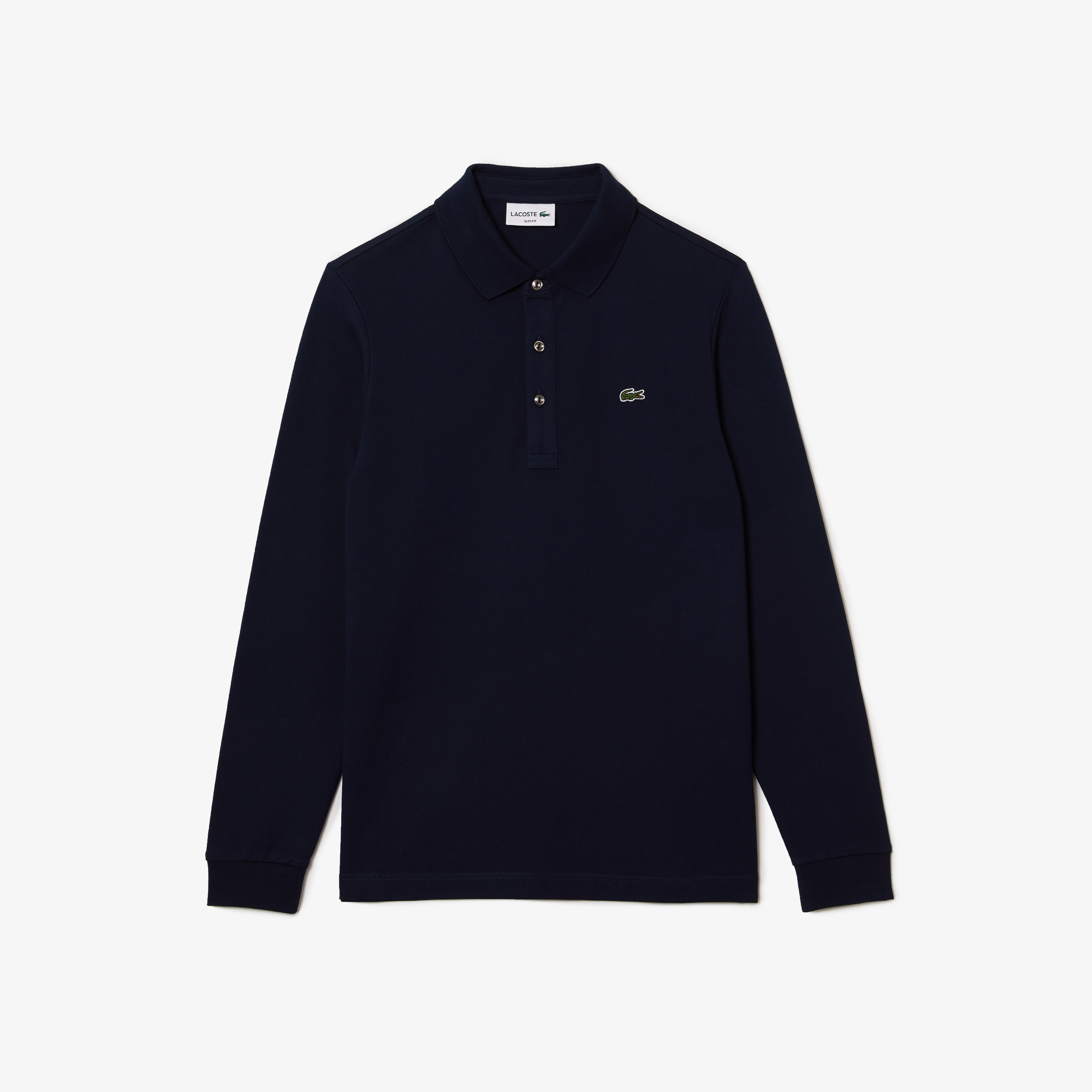 Long Sleeved Slim Fit Stretch Polo Shirt LACOSTE