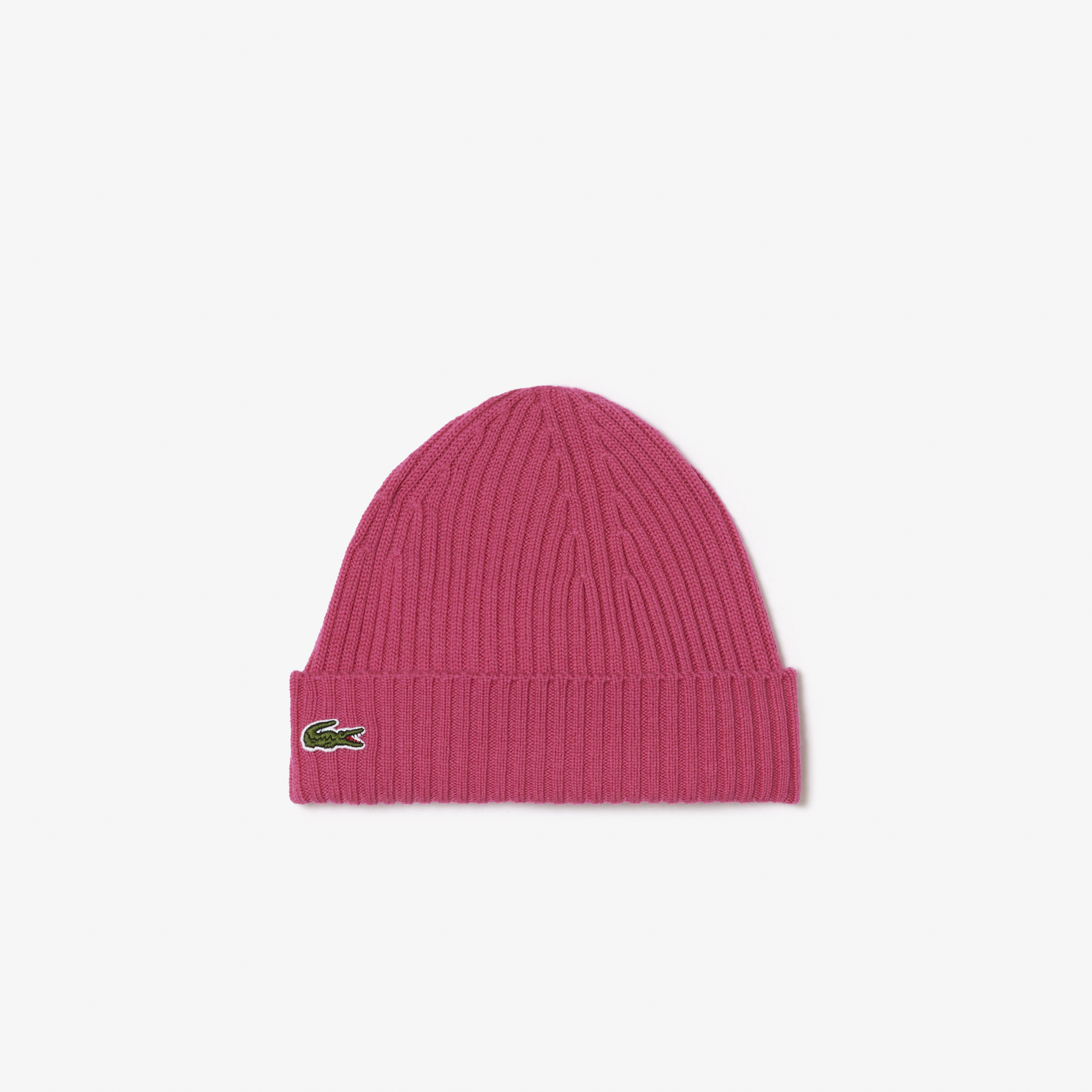 Lacoste ribbed wool beanie online