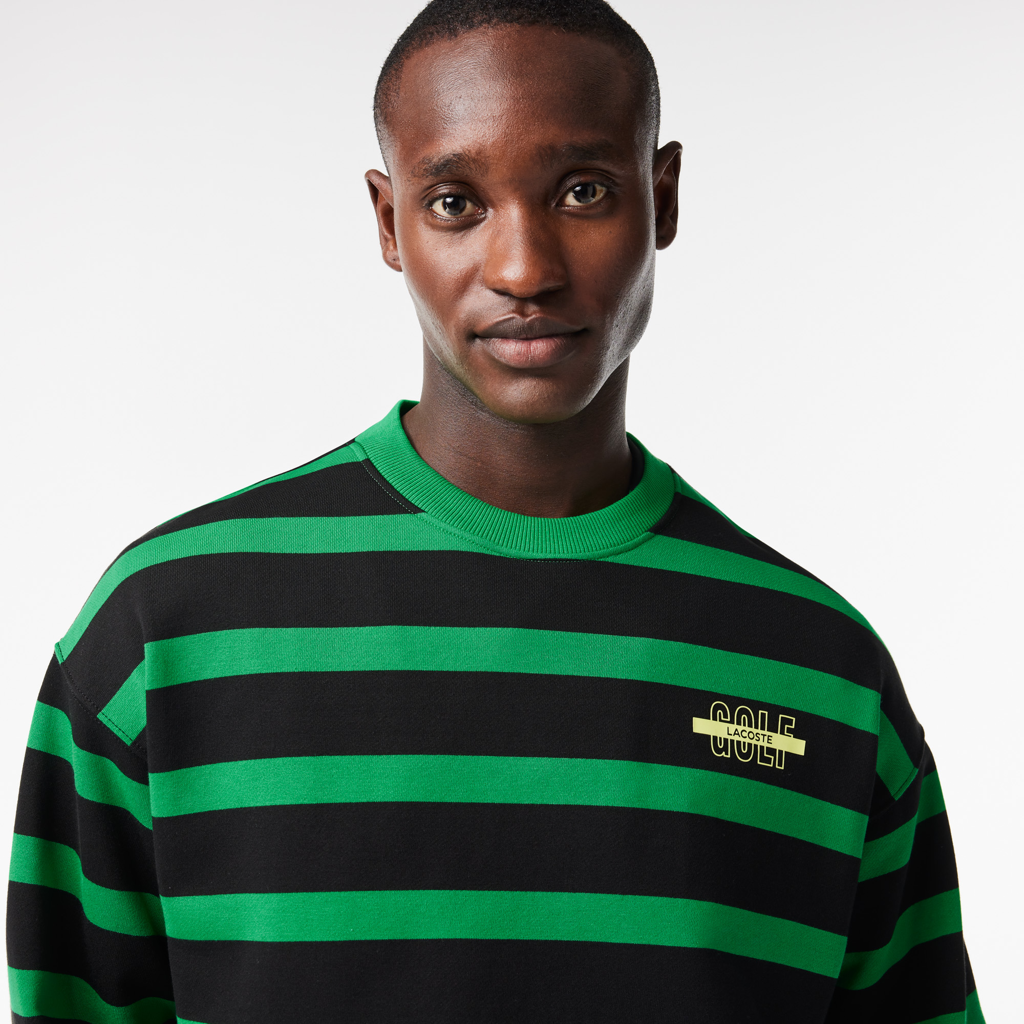 Lacoste striped sweatshirt top