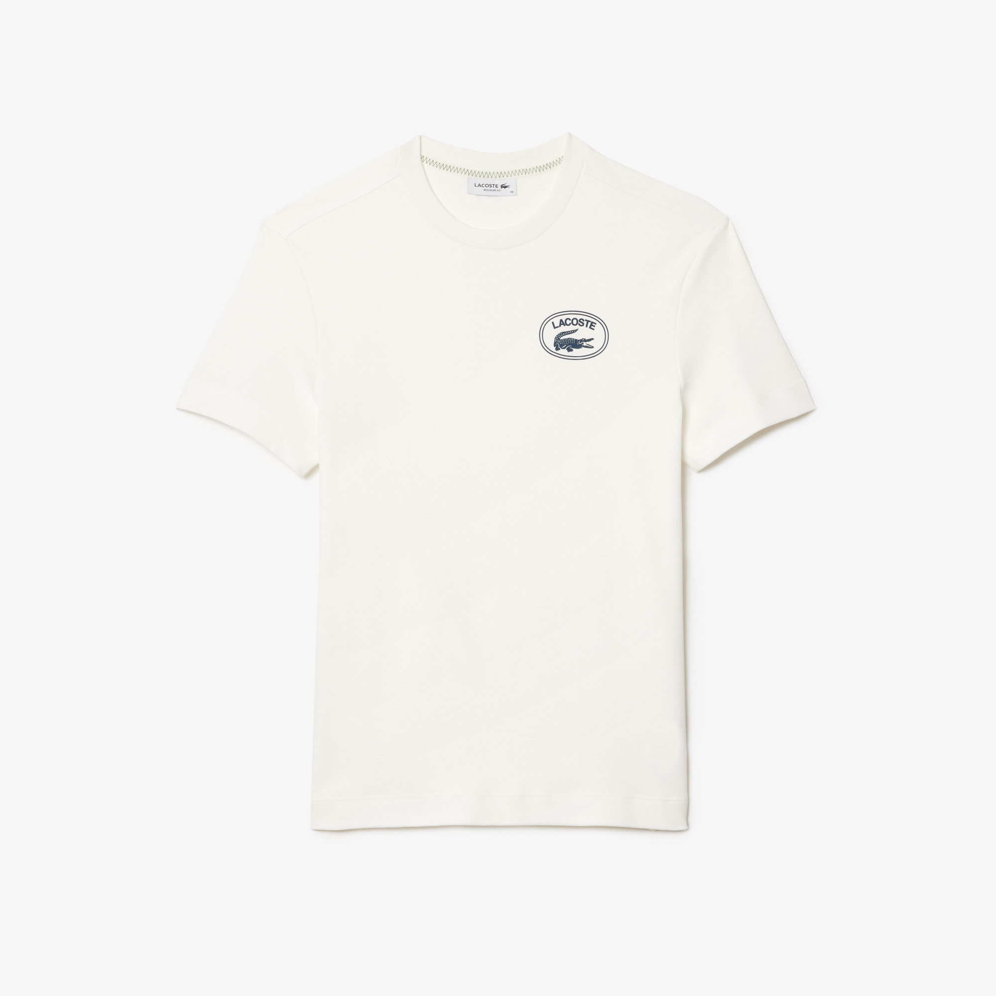 Regular Fit Signature Print T Shirt LACOSTE
