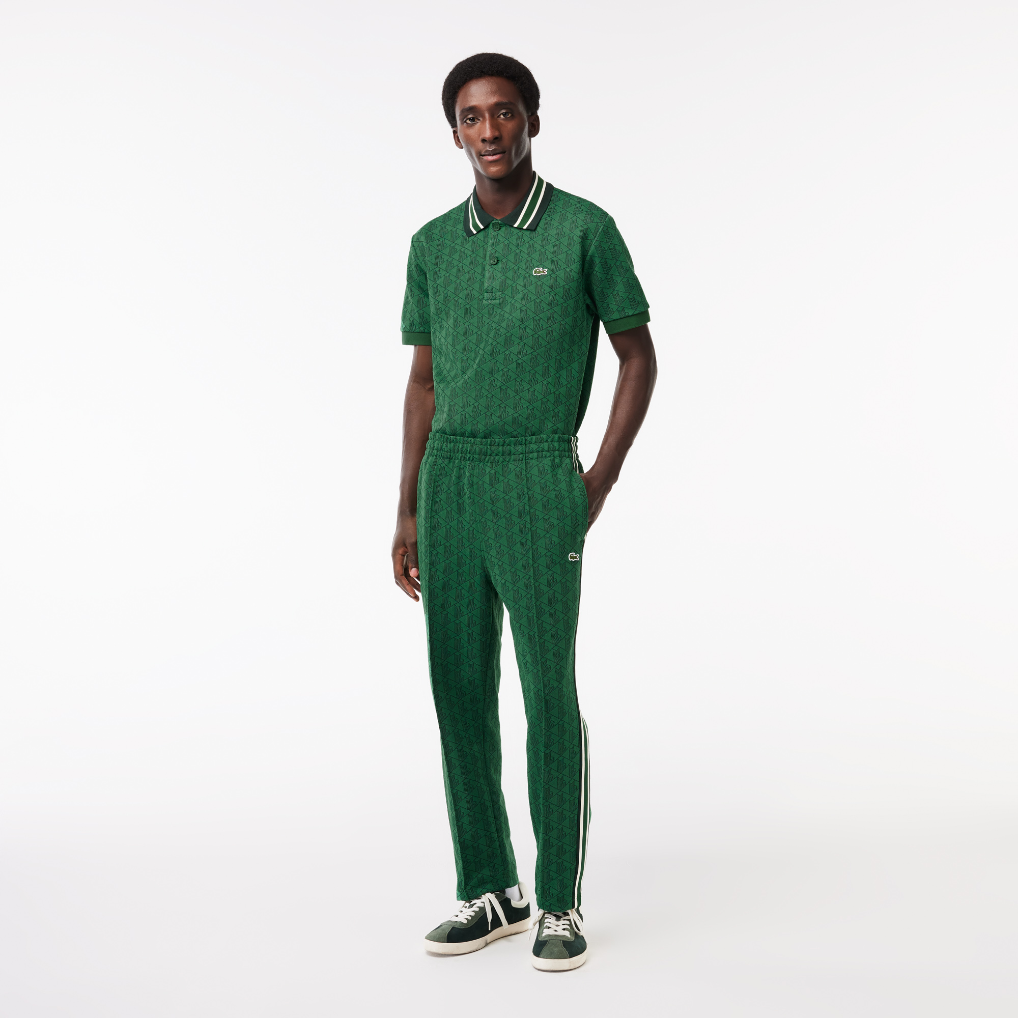 Paris Monogram Jacquard Track Pants LACOSTE