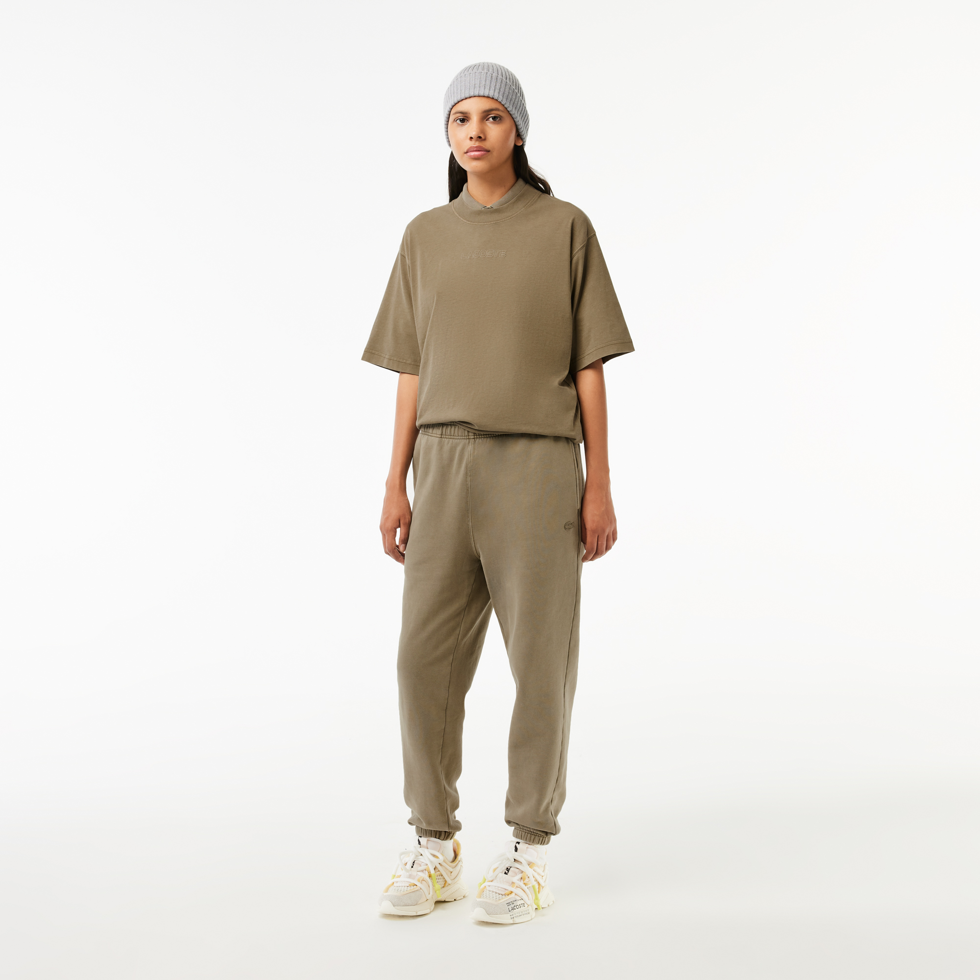 Fleece Cotton Jogger Track Pants LACOSTE